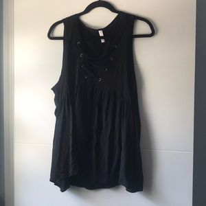 Black cross cross shirt